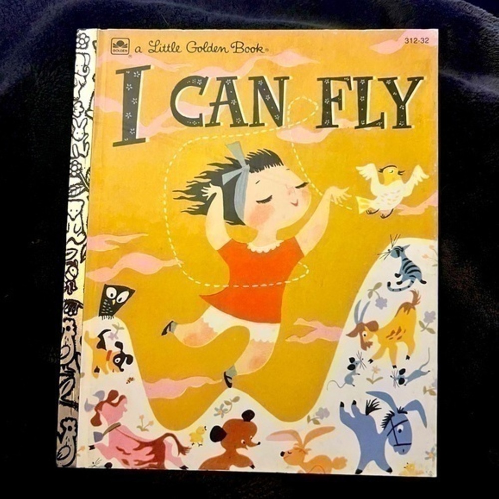 Vintage collectible I Can Fly Little Golden Book